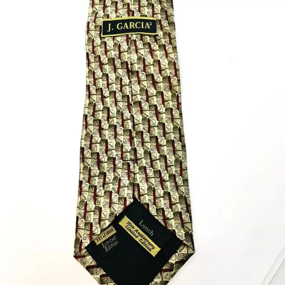 Jerry J. Garcia Lot Of 3 Men’s Ties Mixed Collections Grateful Dead Rock